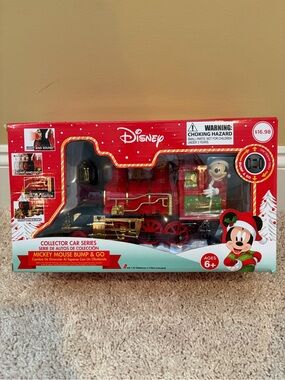 Disney Mickey Mouse Holiday Train Bump & Go Collector Car